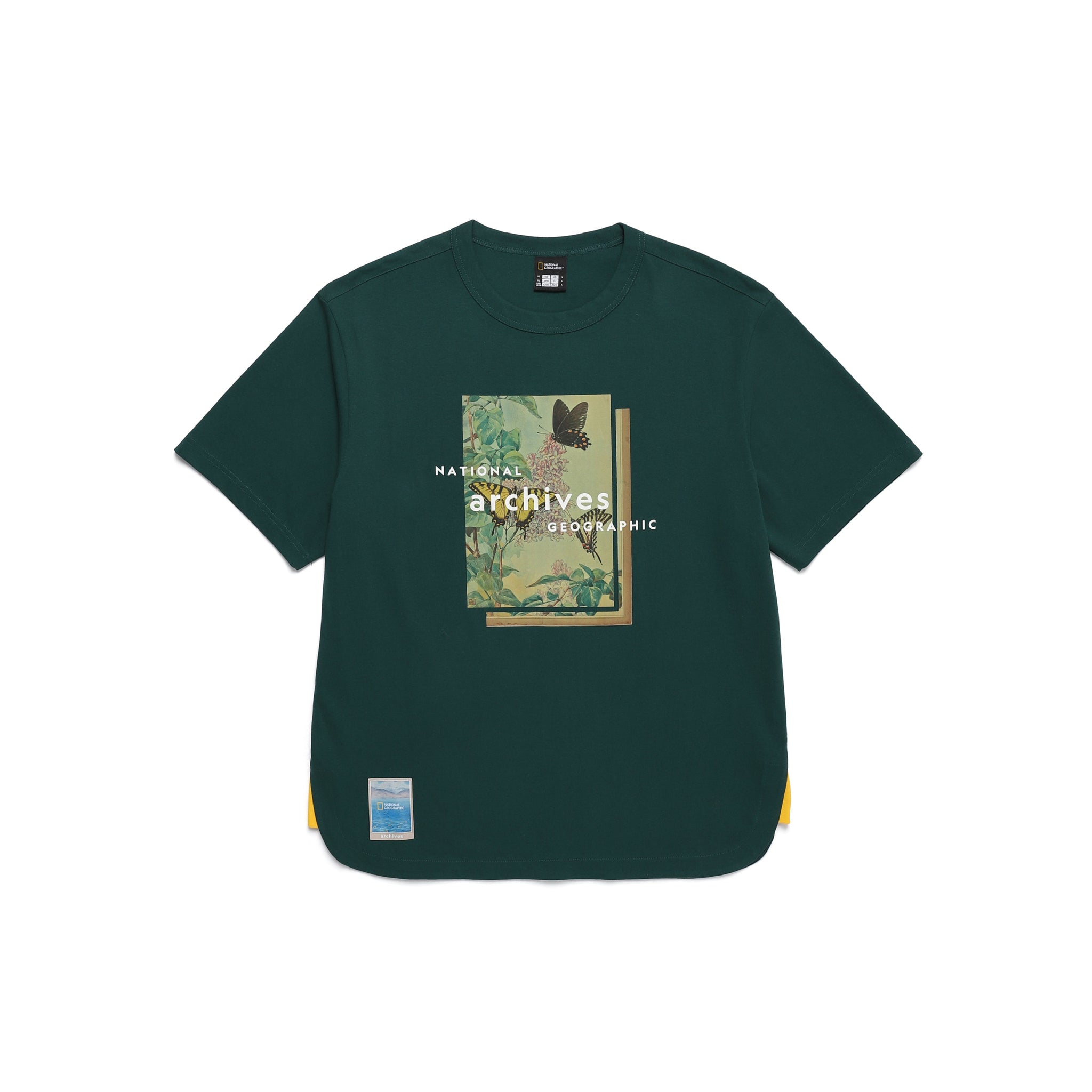 UNISEX ARCHIVES LILAC FEAST GRAPHIC T-SHIRT- GREEN