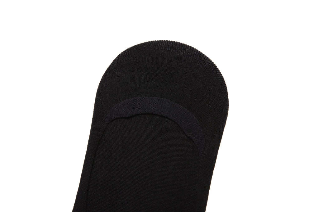 Unisex Footsie Socks-Black