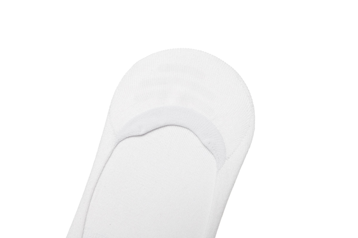 Unisex Footsie Socks- White