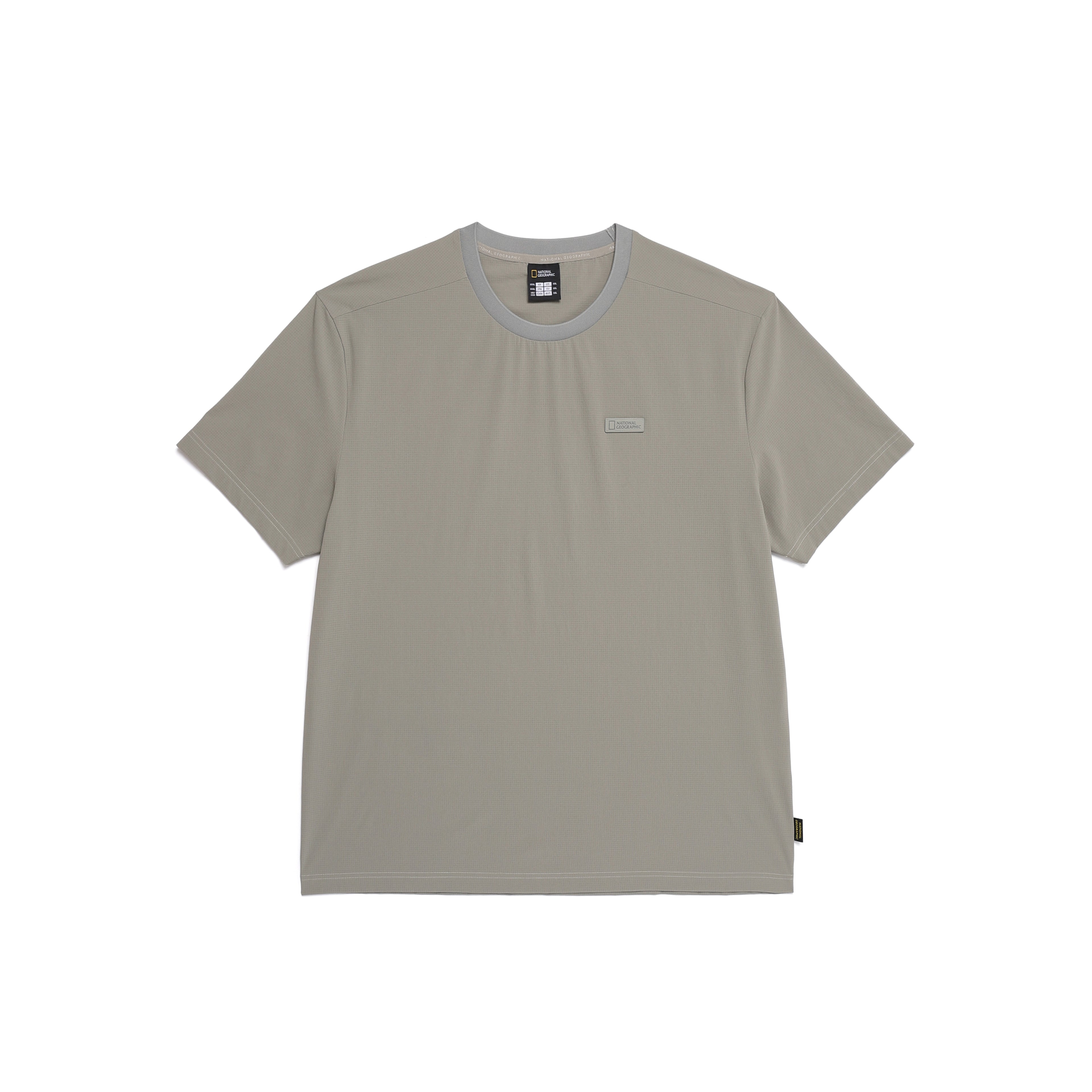 MEN'S AIRDOT FUNCTIONAL BASIC FIT HALF SLEEVE T-SHIRT- IRON GREY