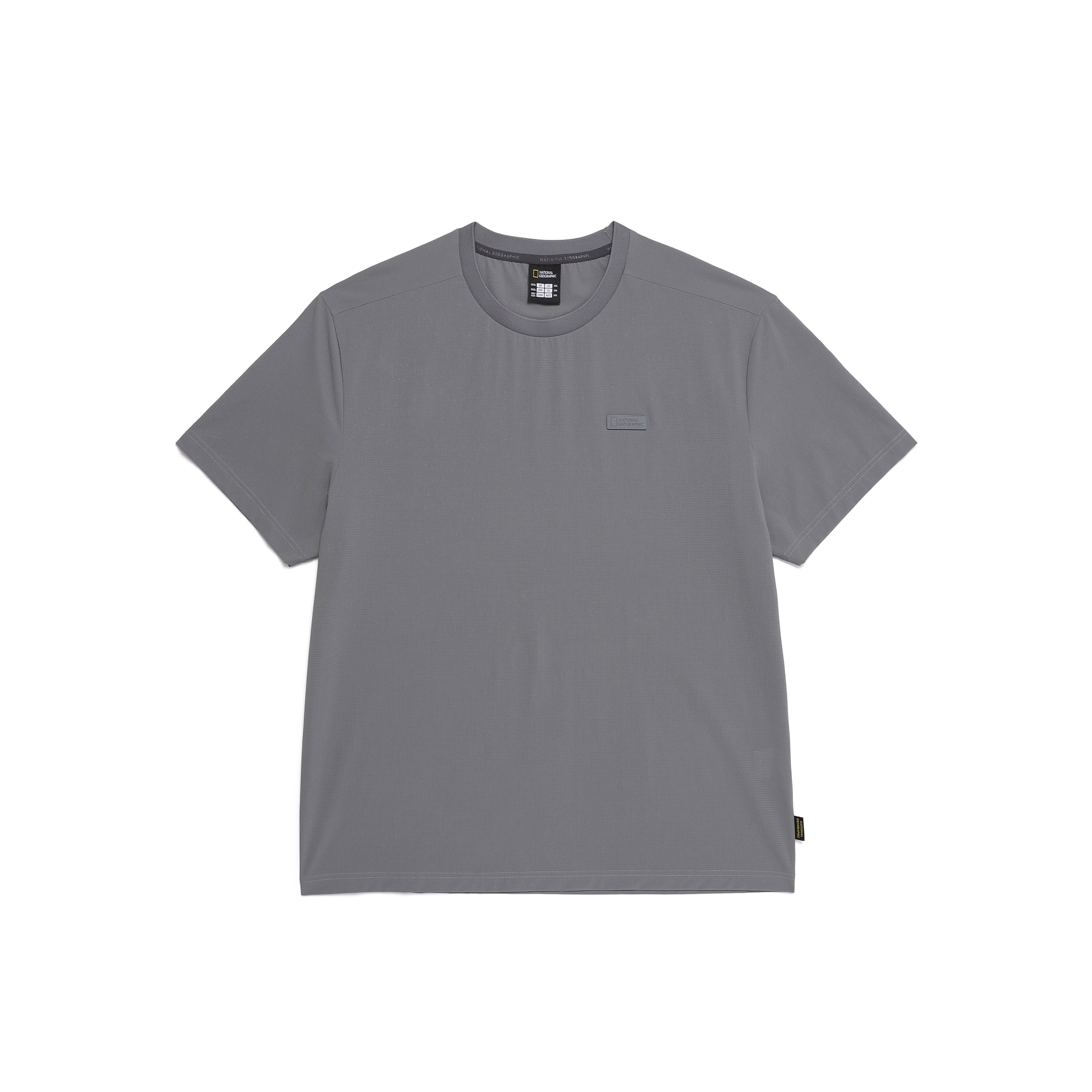 MEN'S AIRDOT FUNCTIONAL BASIC FIT HALF SLEEVE T-SHIRT- IRON GREY