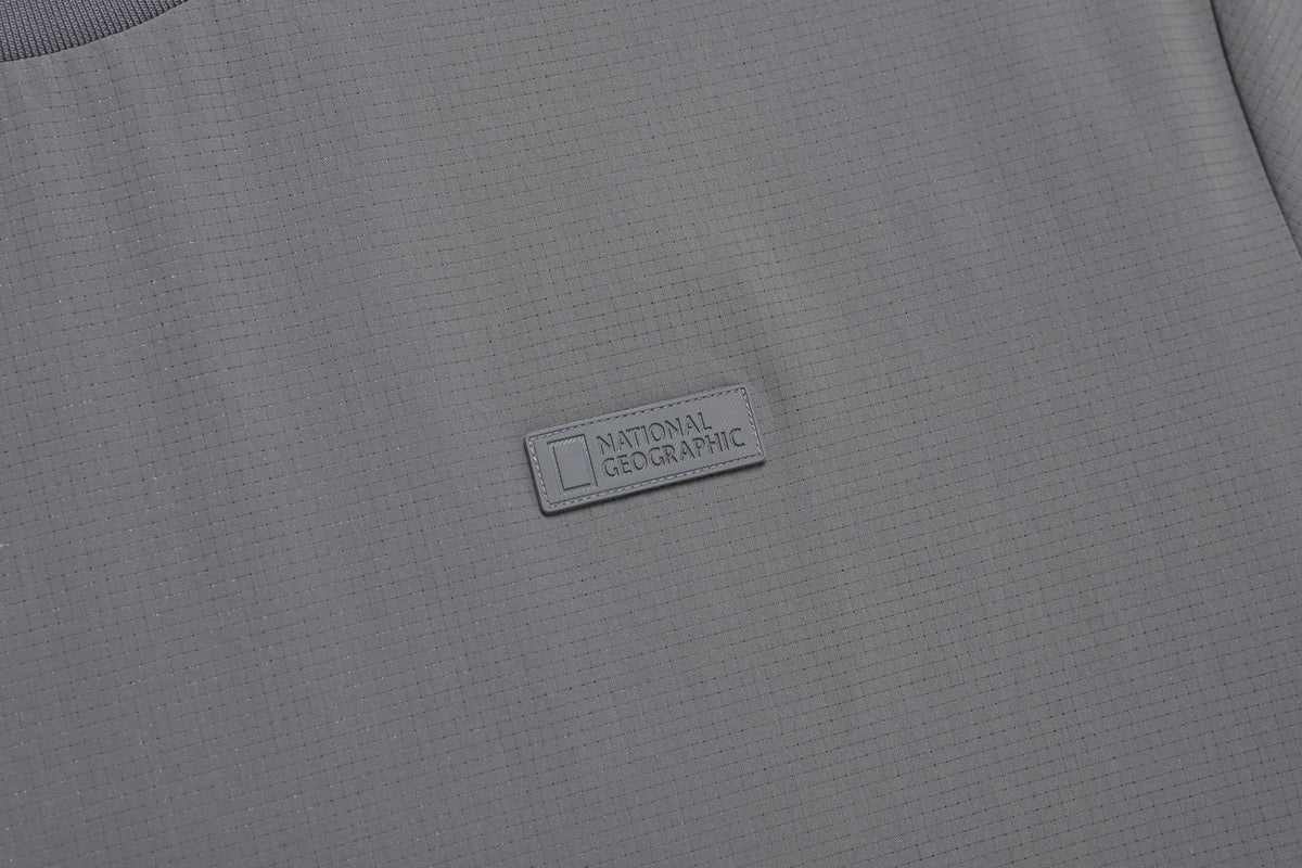 MEN'S AIRDOT FUNCTIONAL BASIC FIT HALF SLEEVE T-SHIRT- IRON GREY