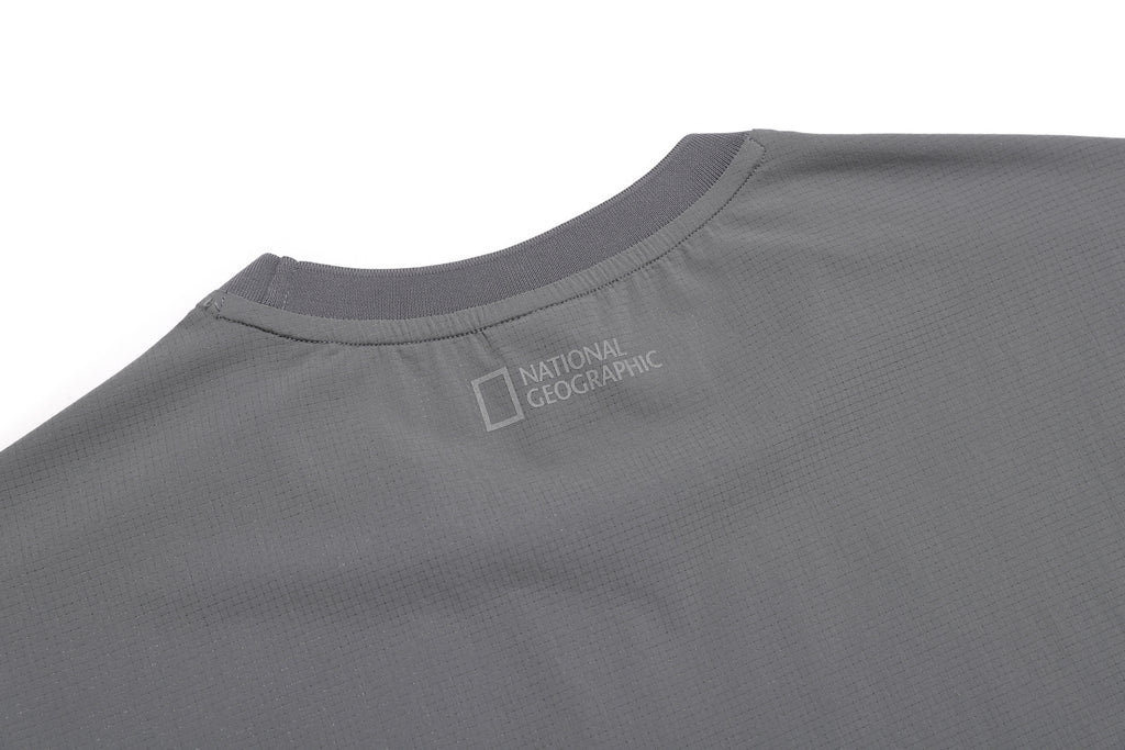 MEN'S AIRDOT FUNCTIONAL BASIC FIT HALF SLEEVE T-SHIRT- IRON GREY