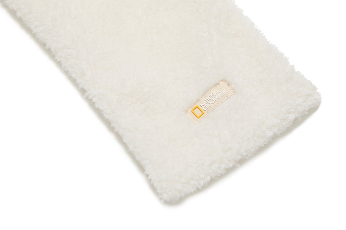 Kids Fur Neck Warmer- Ivory