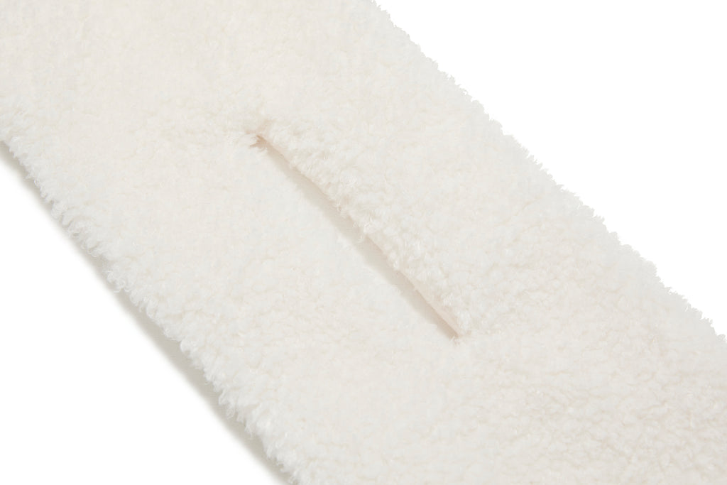 Kids Fur Neck Warmer- Ivory