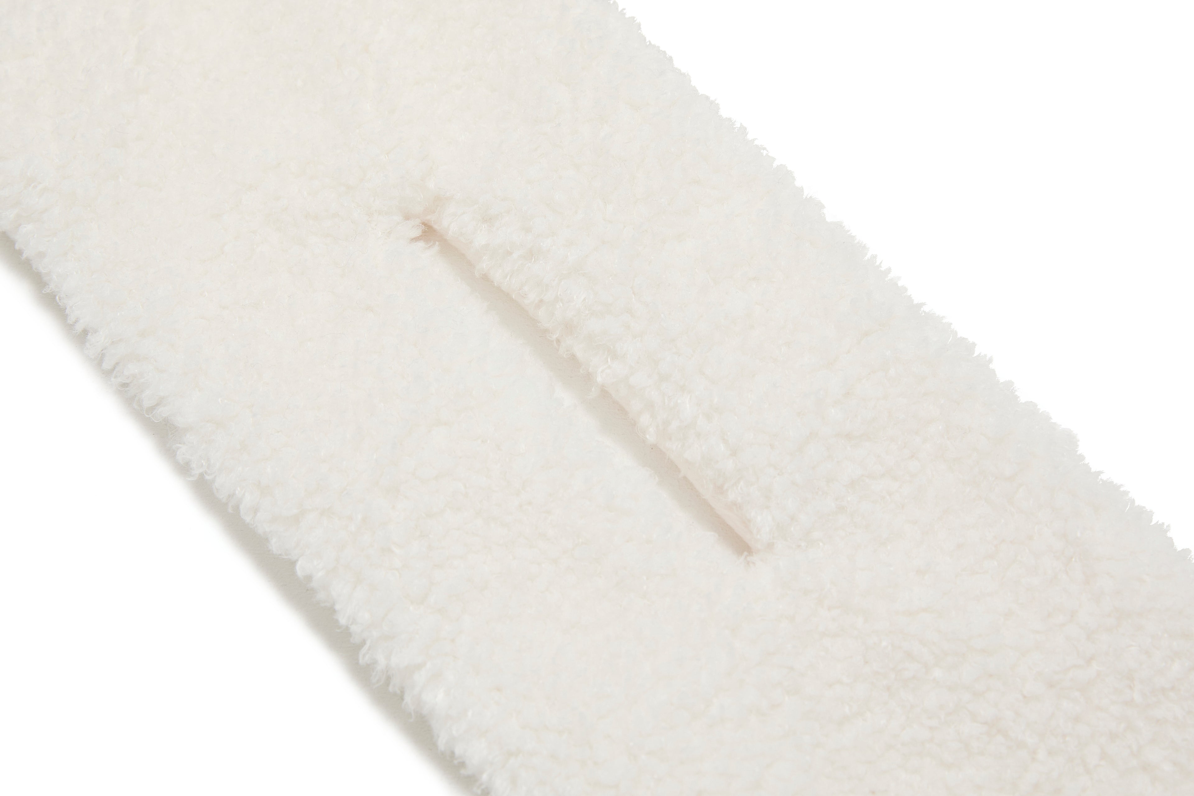 Kids Fur Neck Warmer- Ivory