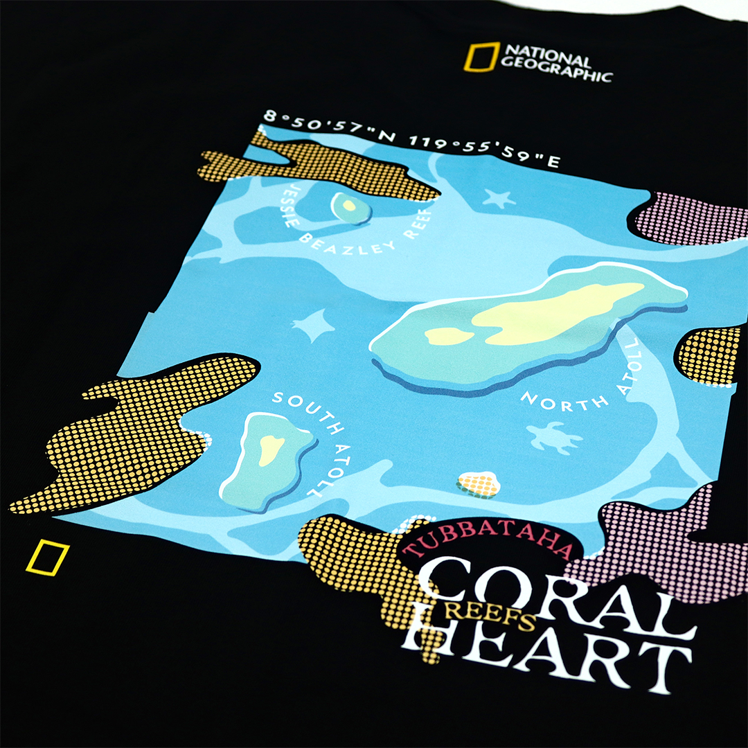 Unisex PH Exclusive Tubbataha Reef Graphic T-Shirt- Black