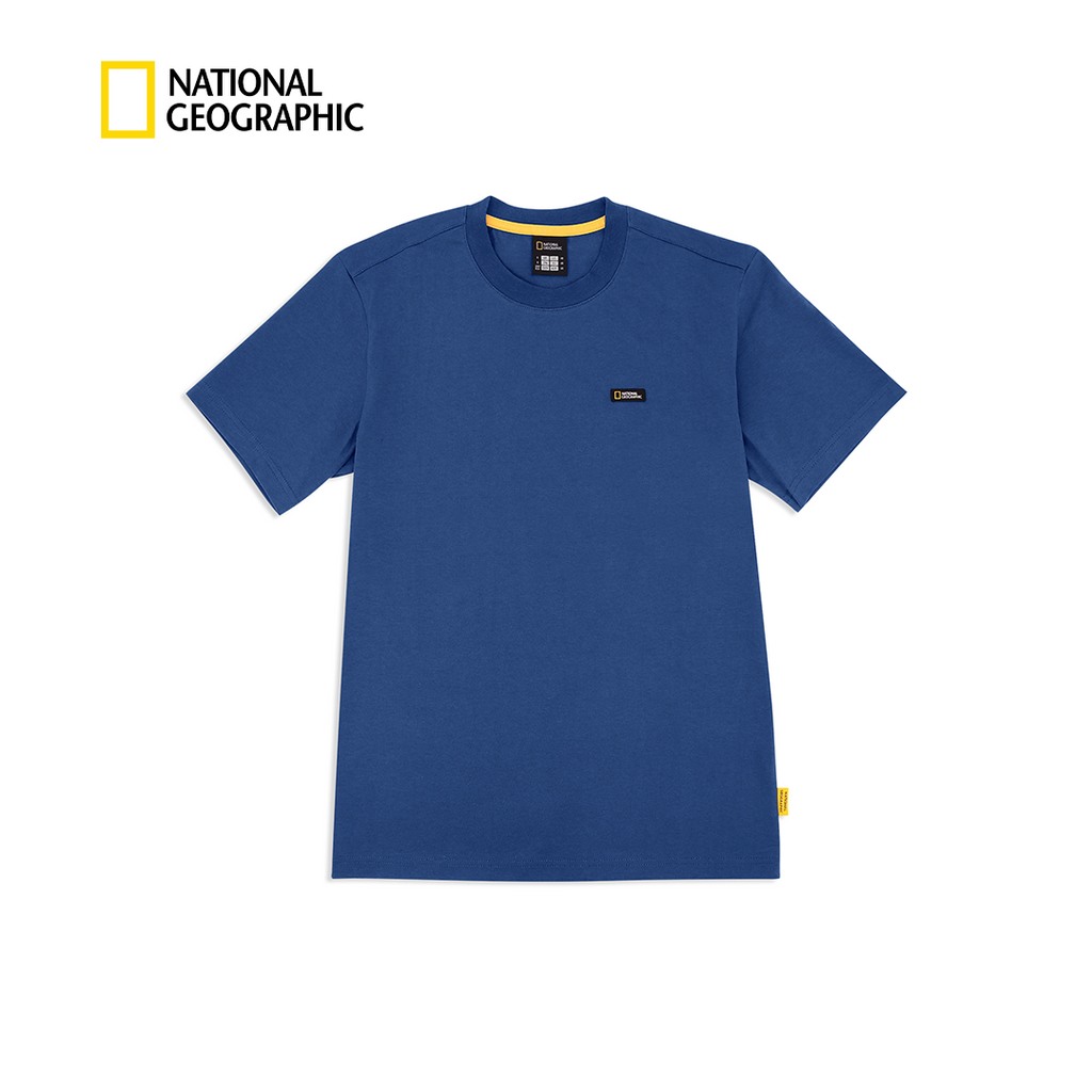 Unisex Basic Crew Neck T-Shirt With Patch Logo