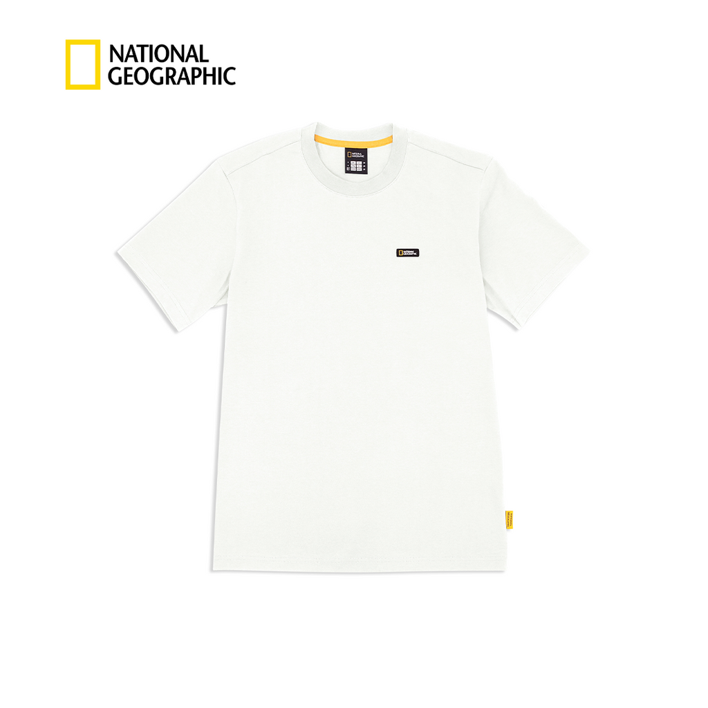 Unisex Basic Crew Neck T-Shirt With Patch Logo