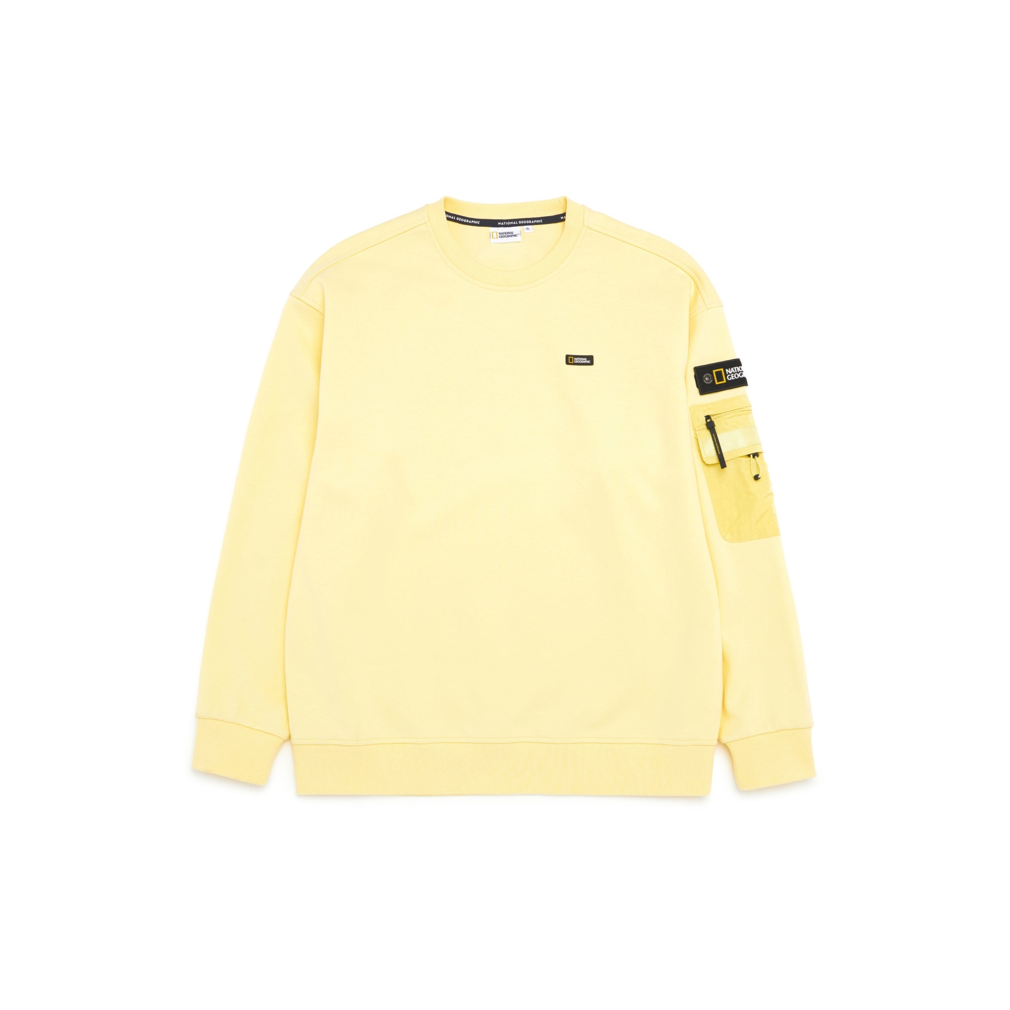 M' Semi-Overfit Sleeve Pocket Sweatshirt