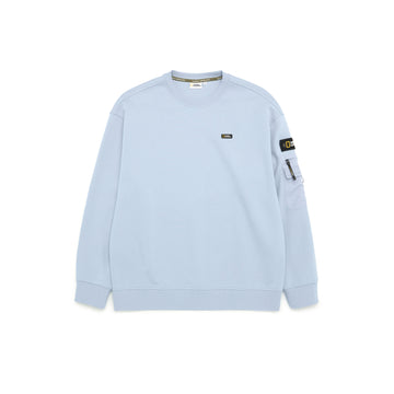 M' Semi-Overfit Sleeve Pocket Sweatshirt