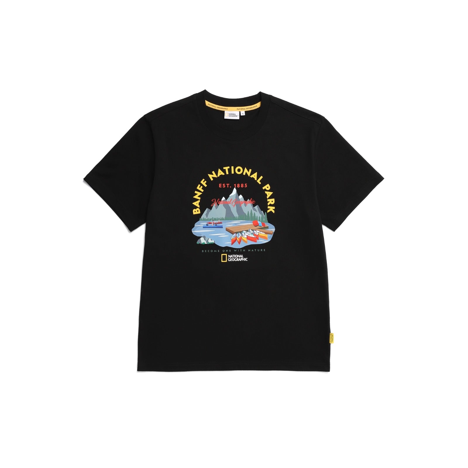 UNISEX BANFF GRAPHIC T-SHIRT- CARBON BLACK