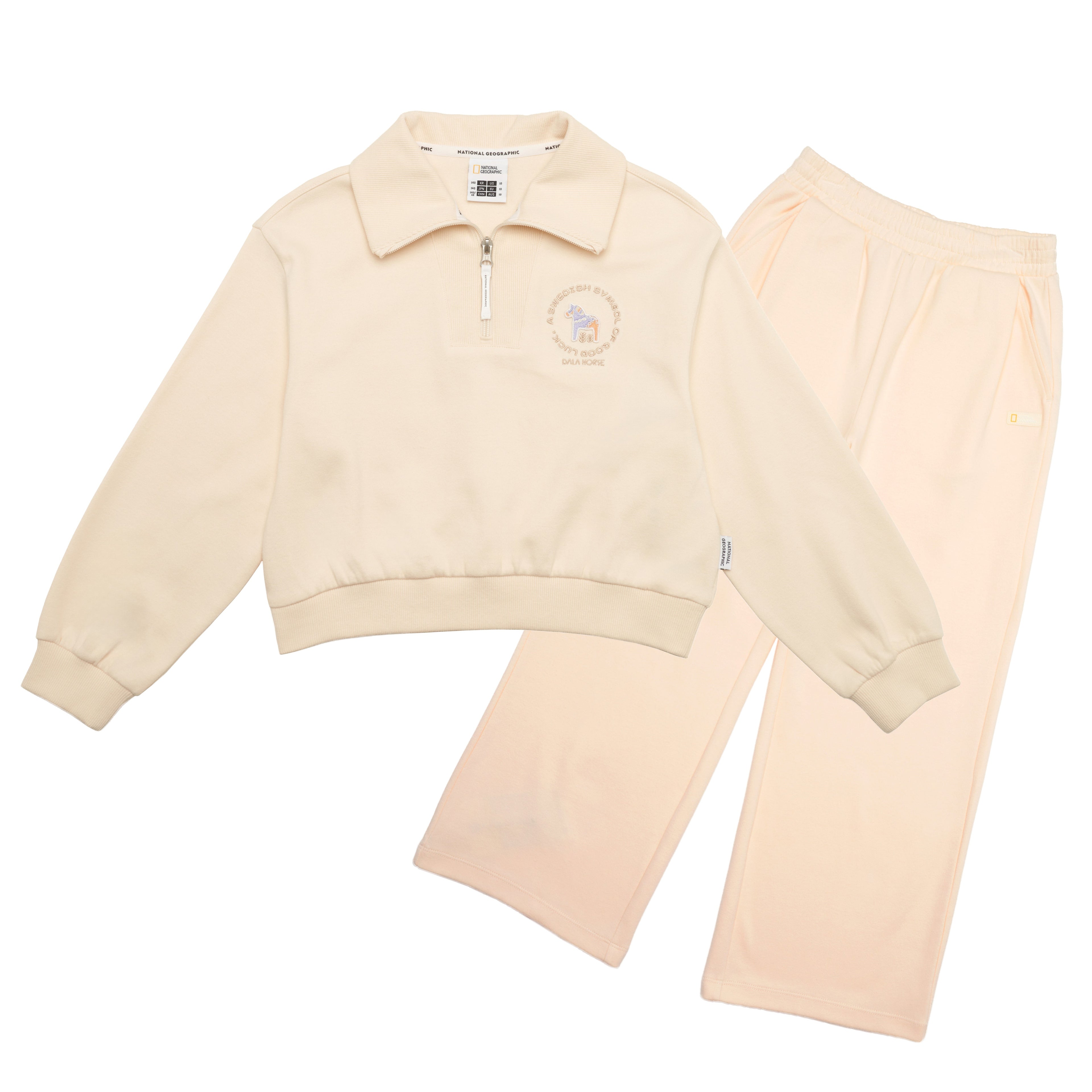 Halfzipup Sweatshirt Ivory