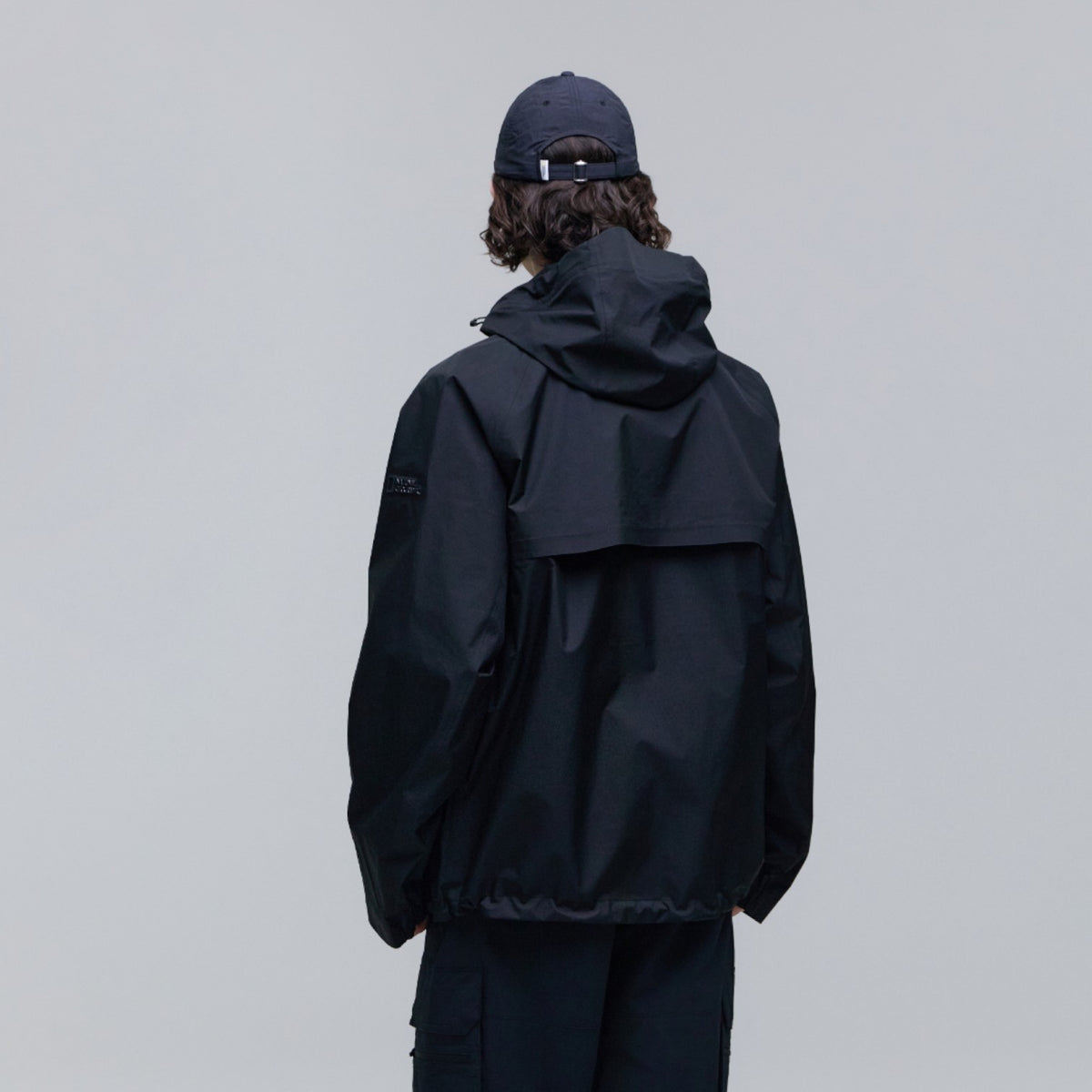 Unisex Europa Lightweight 3L Hooded Jacket- Carbon Black
