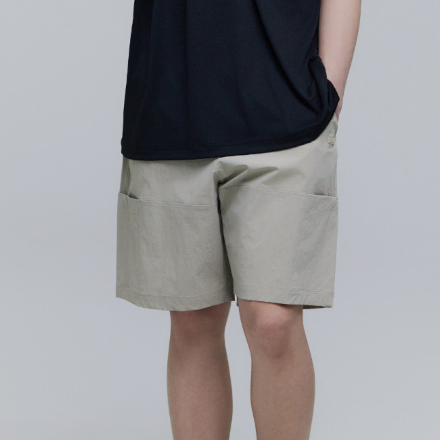 Unisex Adelie Light Woven Stretch Board Shorts- Agate Grey