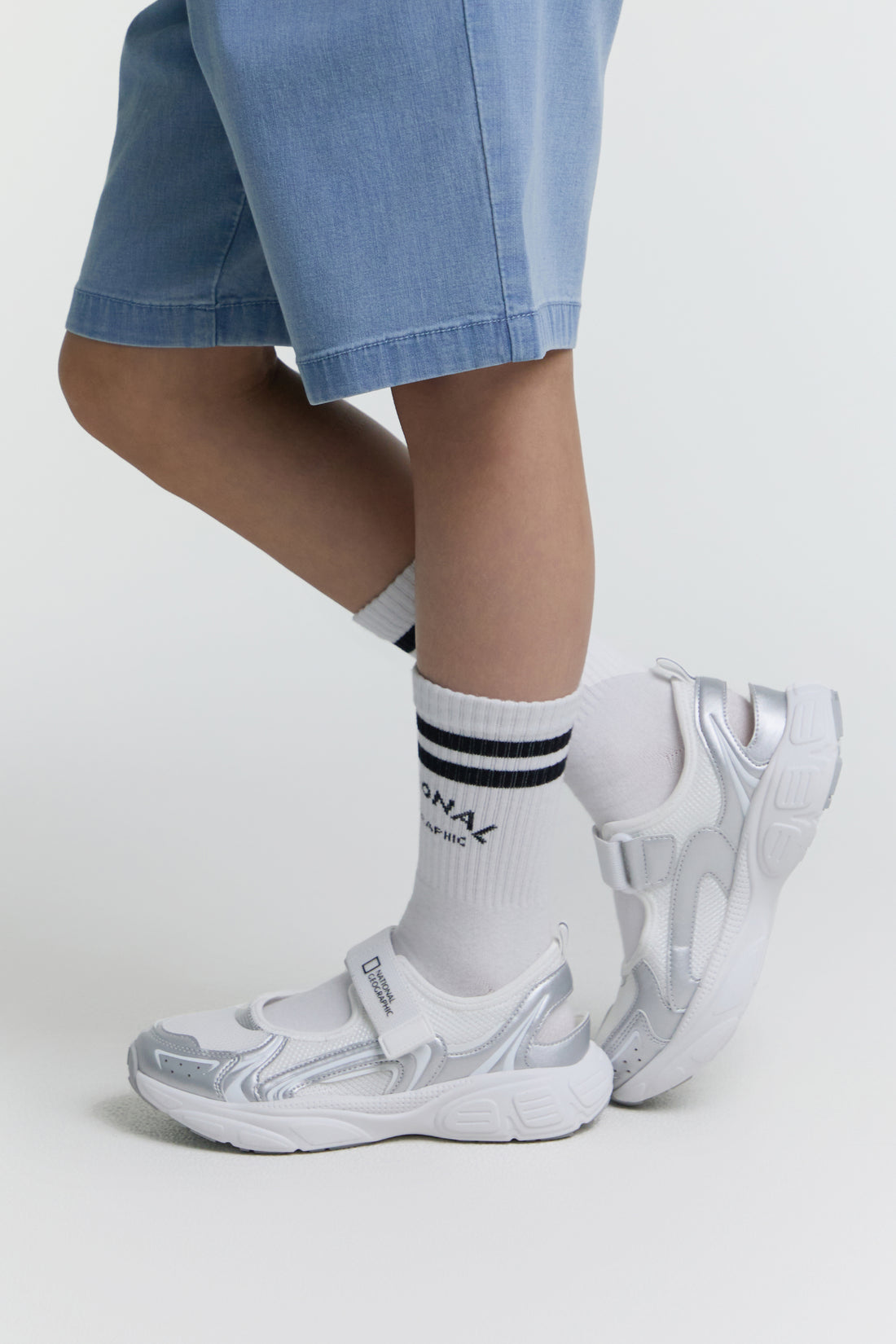 KIDS CONTOUR FREEZE SANDALS- WHITE
