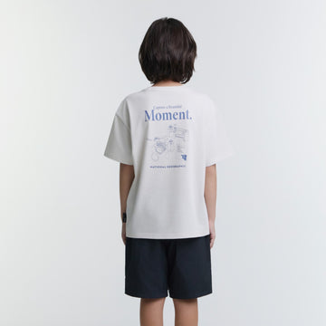 KIDS ADVENTURE GRAPHIC T-SHIRT- IVORY