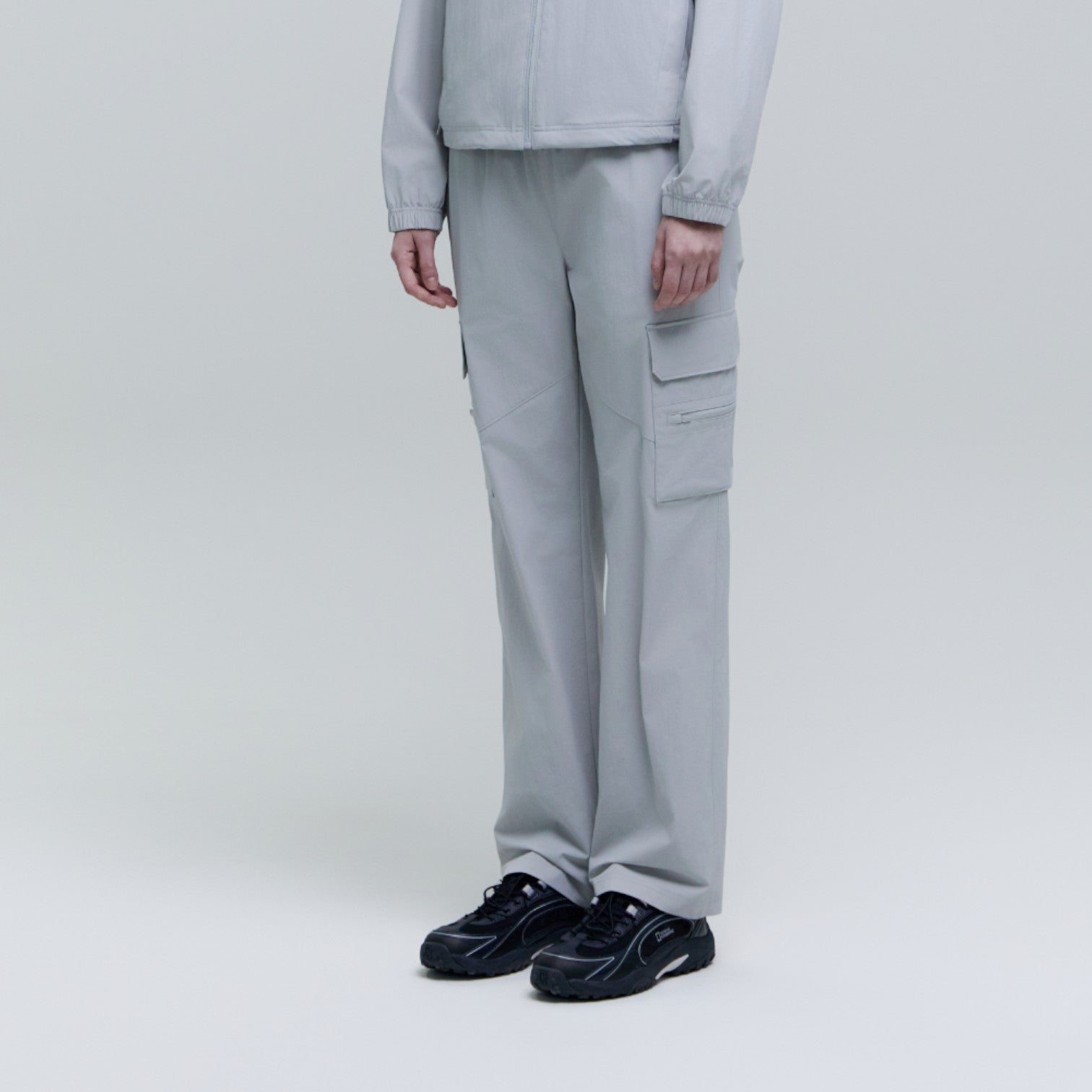 Women'S Adelie Light Woven Stretch Straight Pants- Silver Grey