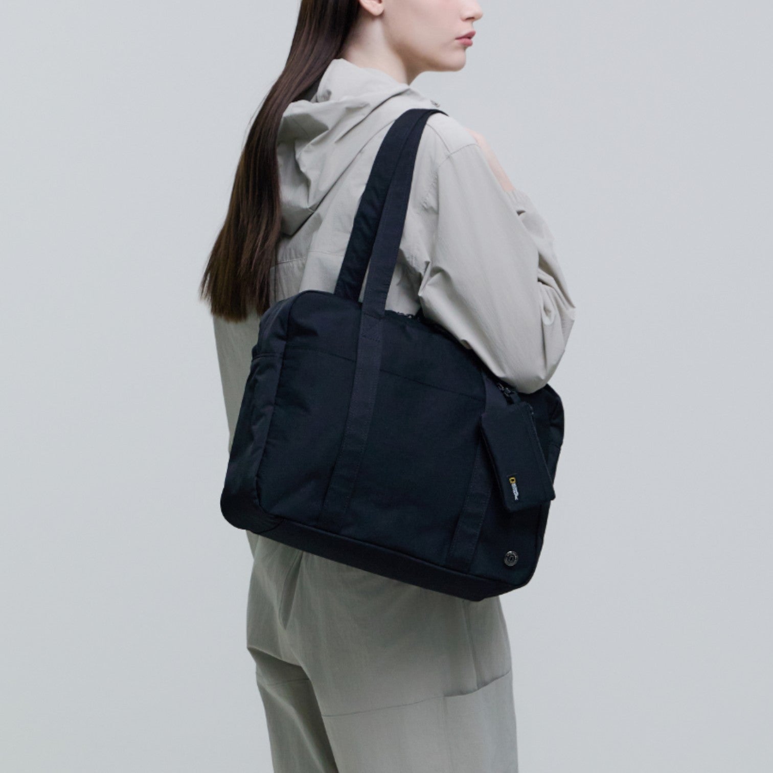 ADELIE TOTE BAG- BLACK