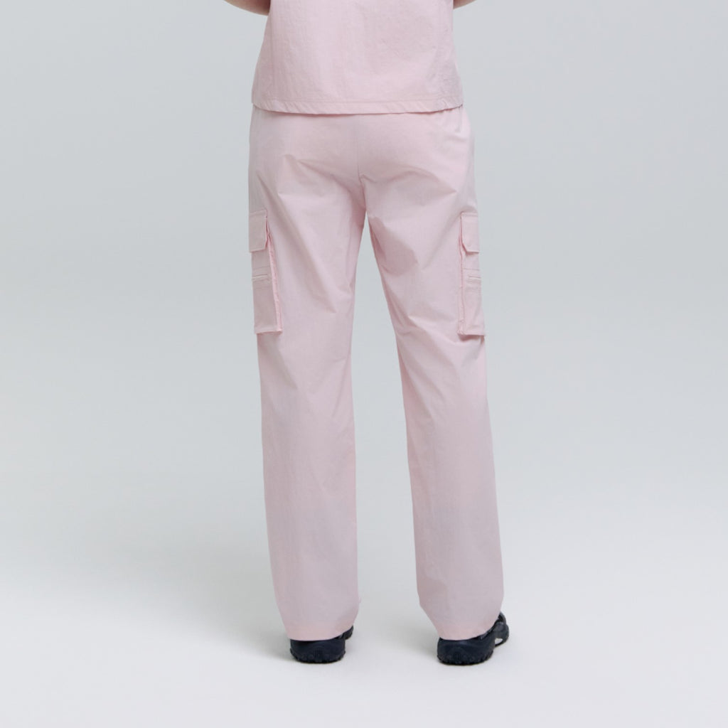 Women'S Adelie Light Woven Stretch Straight Pants- L/Pink