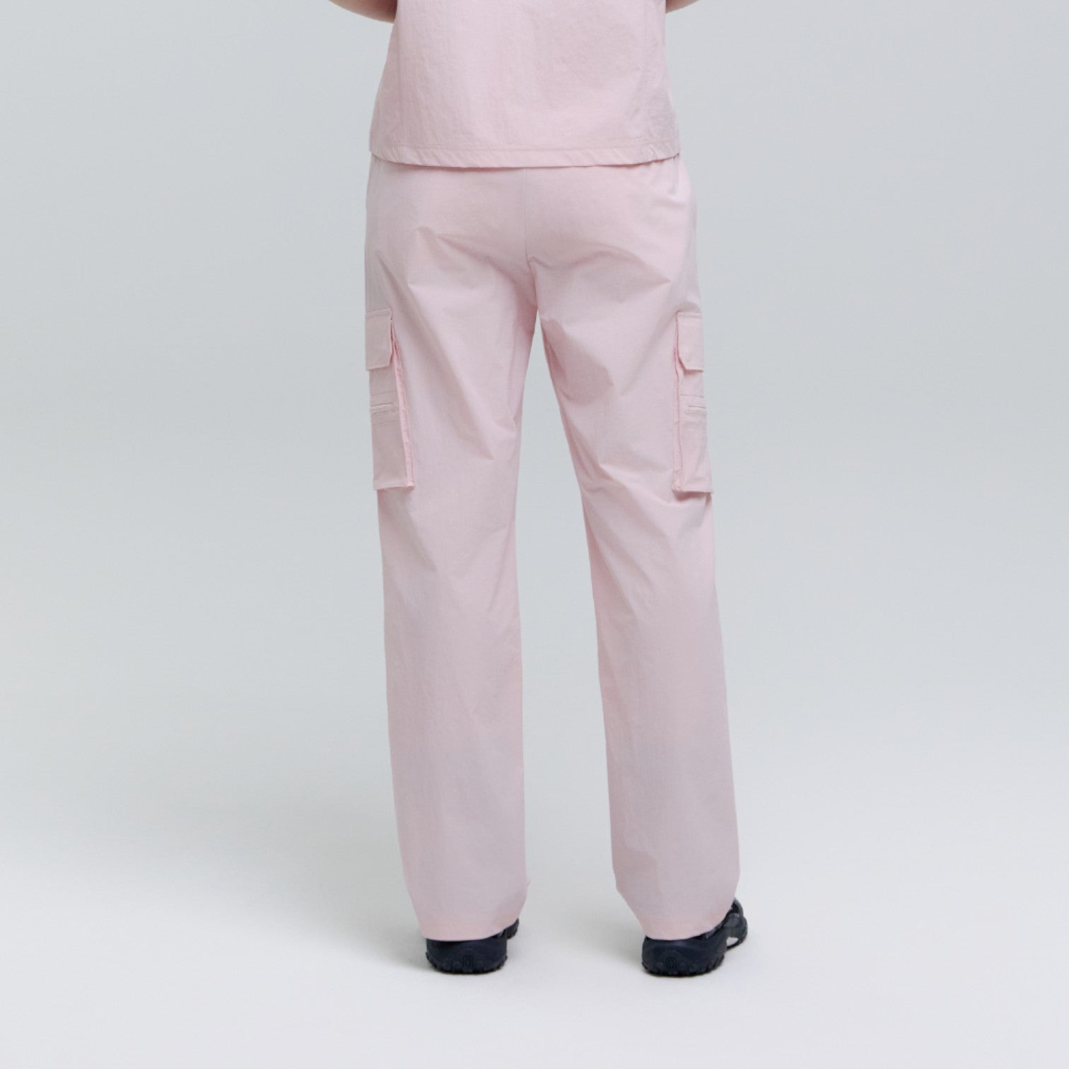 Women'S Adelie Light Woven Stretch Straight Pants- L/Pink