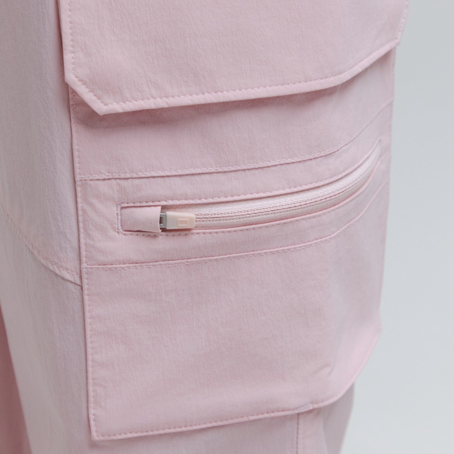 Women'S Adelie Light Woven Stretch Straight Pants- L/Pink