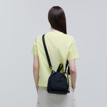 ADELIE BUCKET BAG- BLACK
