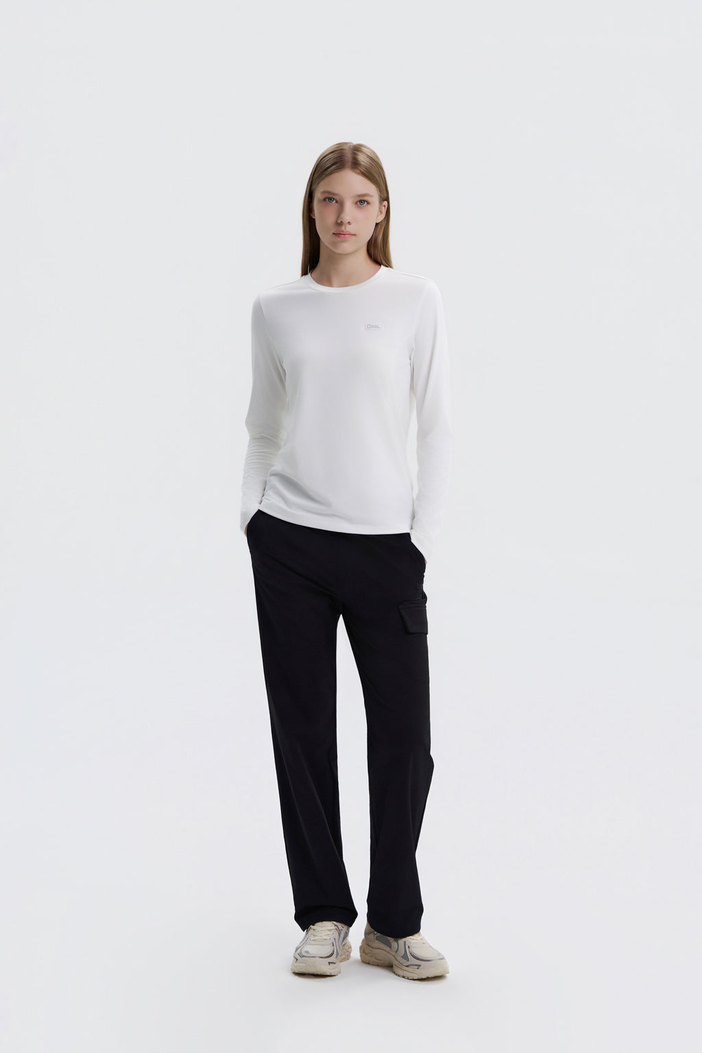 Women'S Archelon Woven Stretch Basic Fit Straight Pants