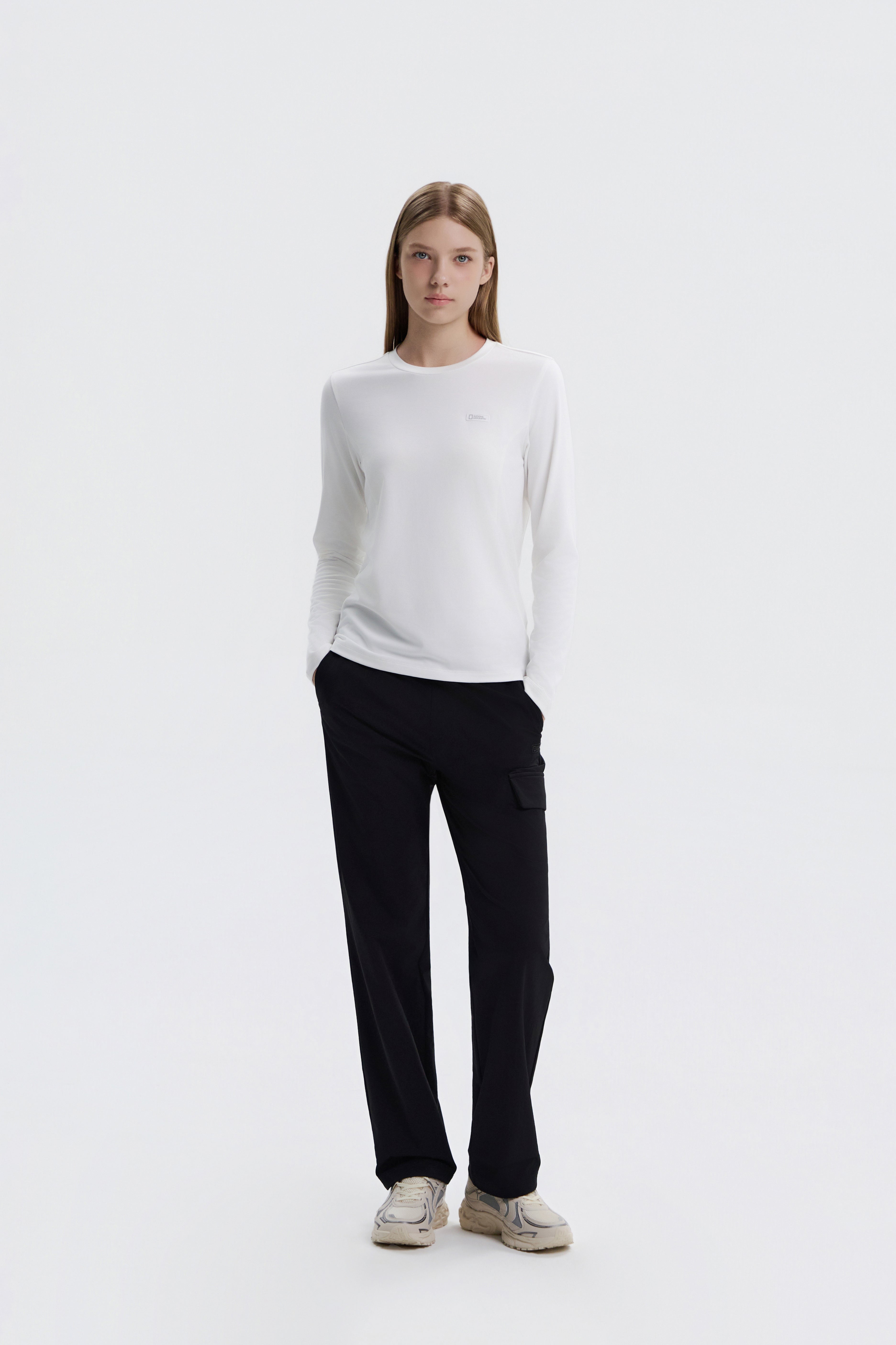 Women'S Archelon Woven Stretch Basic Fit Straight Pants