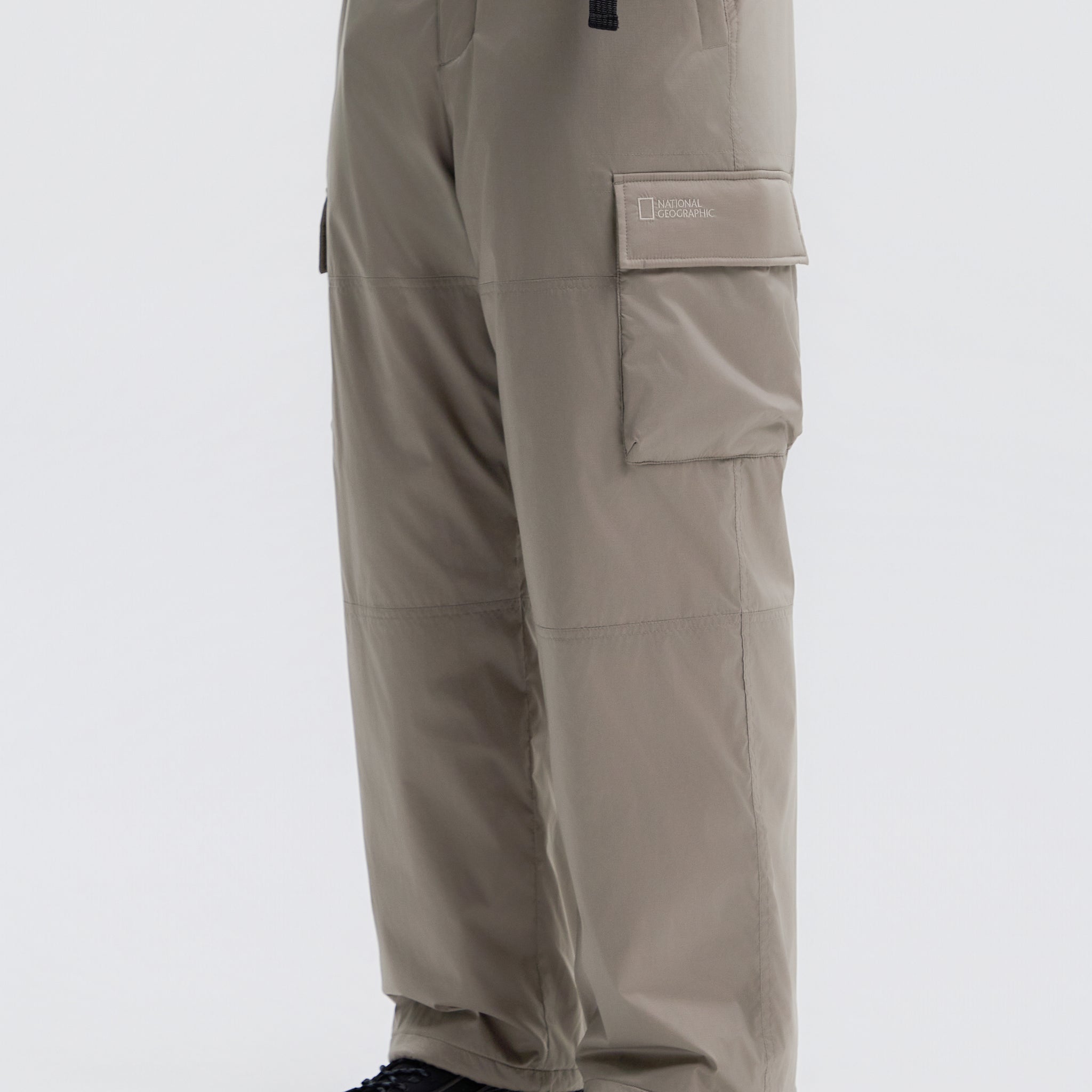UNISEX NRN WIDE PADDING CARGO PANTS- OAK BEIGE