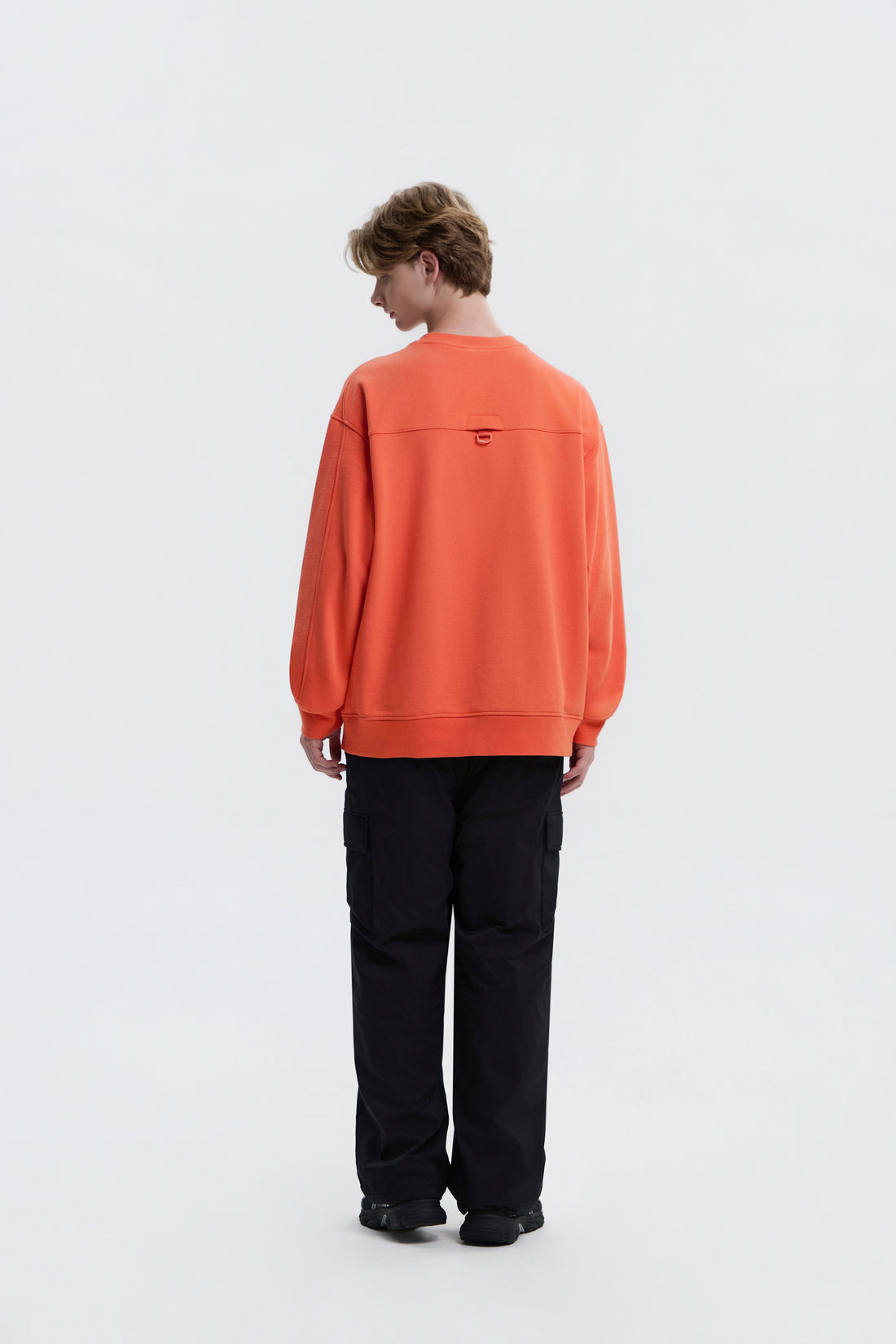 UNISEX NRN WIDE PADDING CARGO PANTS- BLACK