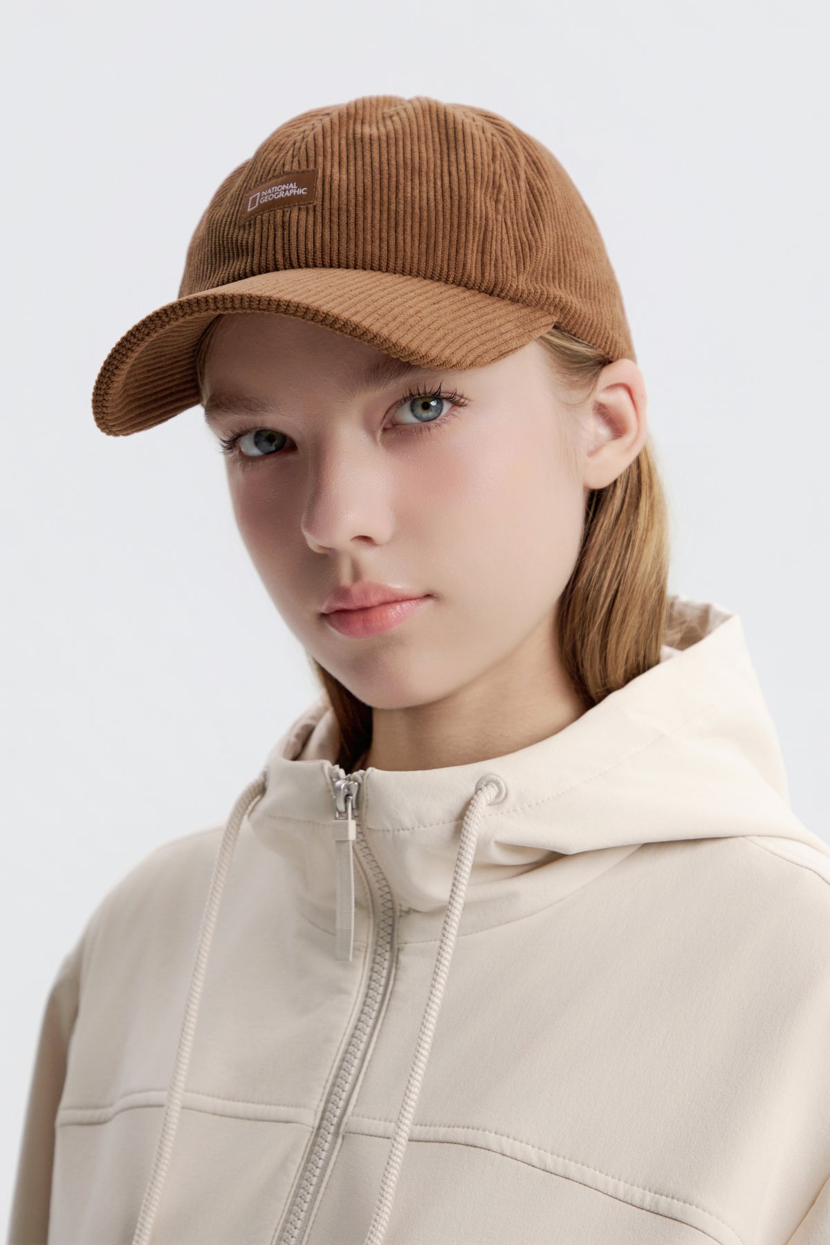 Unisex Corduroy Baseball Cap- Brown