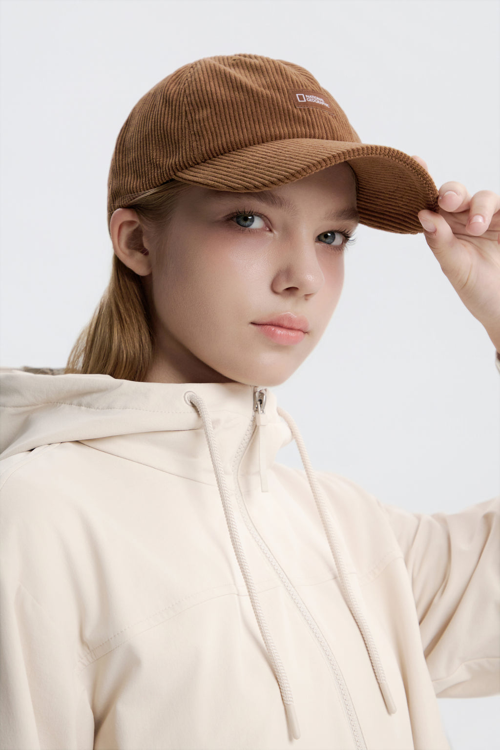 Unisex Corduroy Baseball Cap- Brown