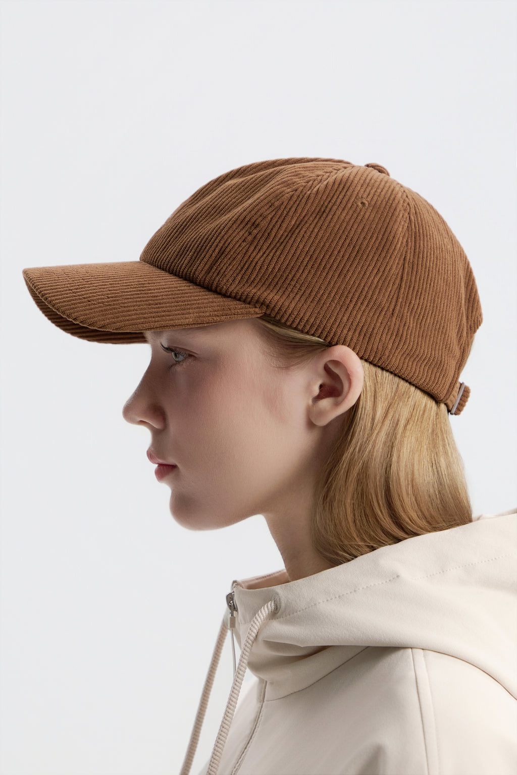 Unisex Corduroy Baseball Cap- Brown