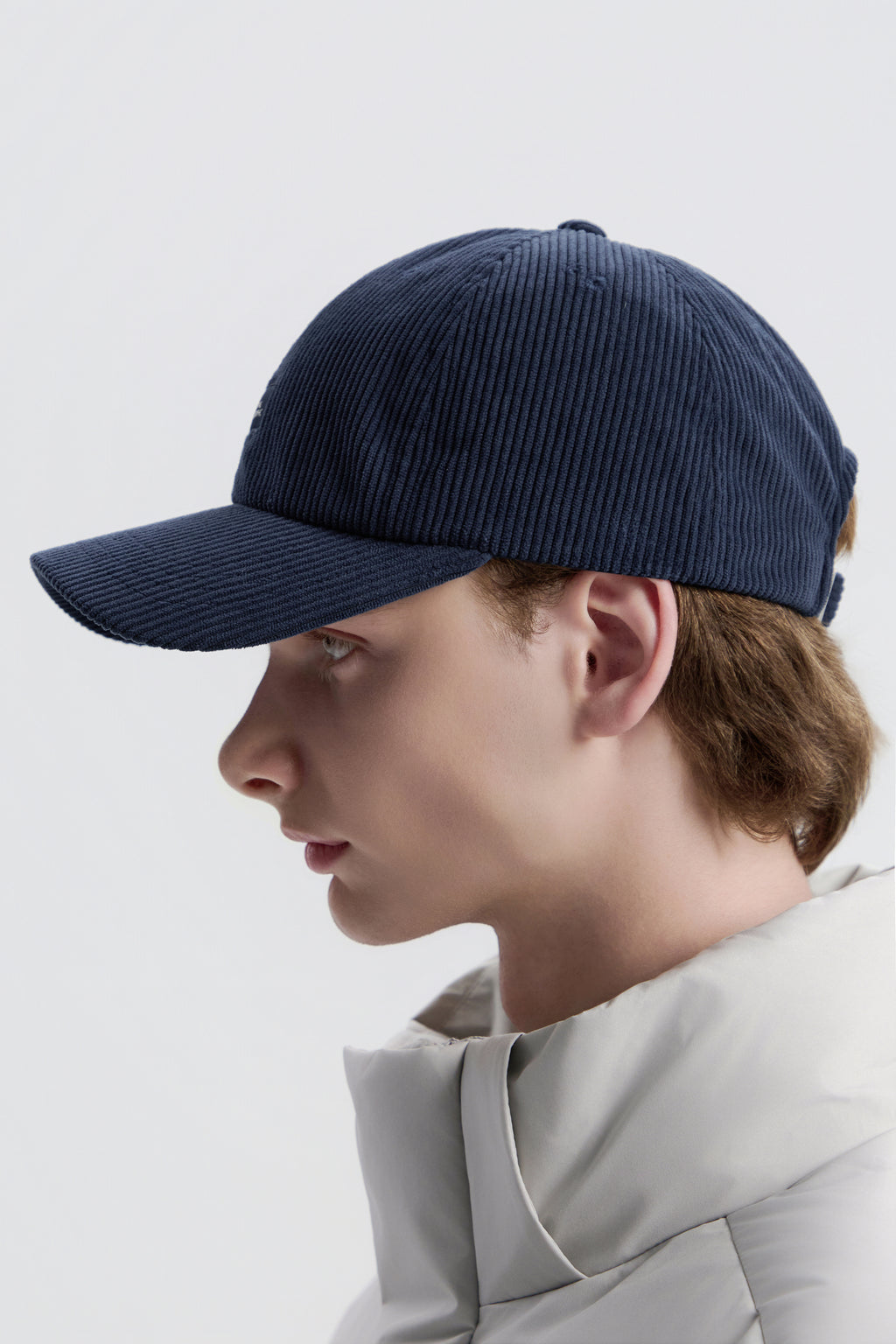Unisex Corduroy Baseball Cap- Navy