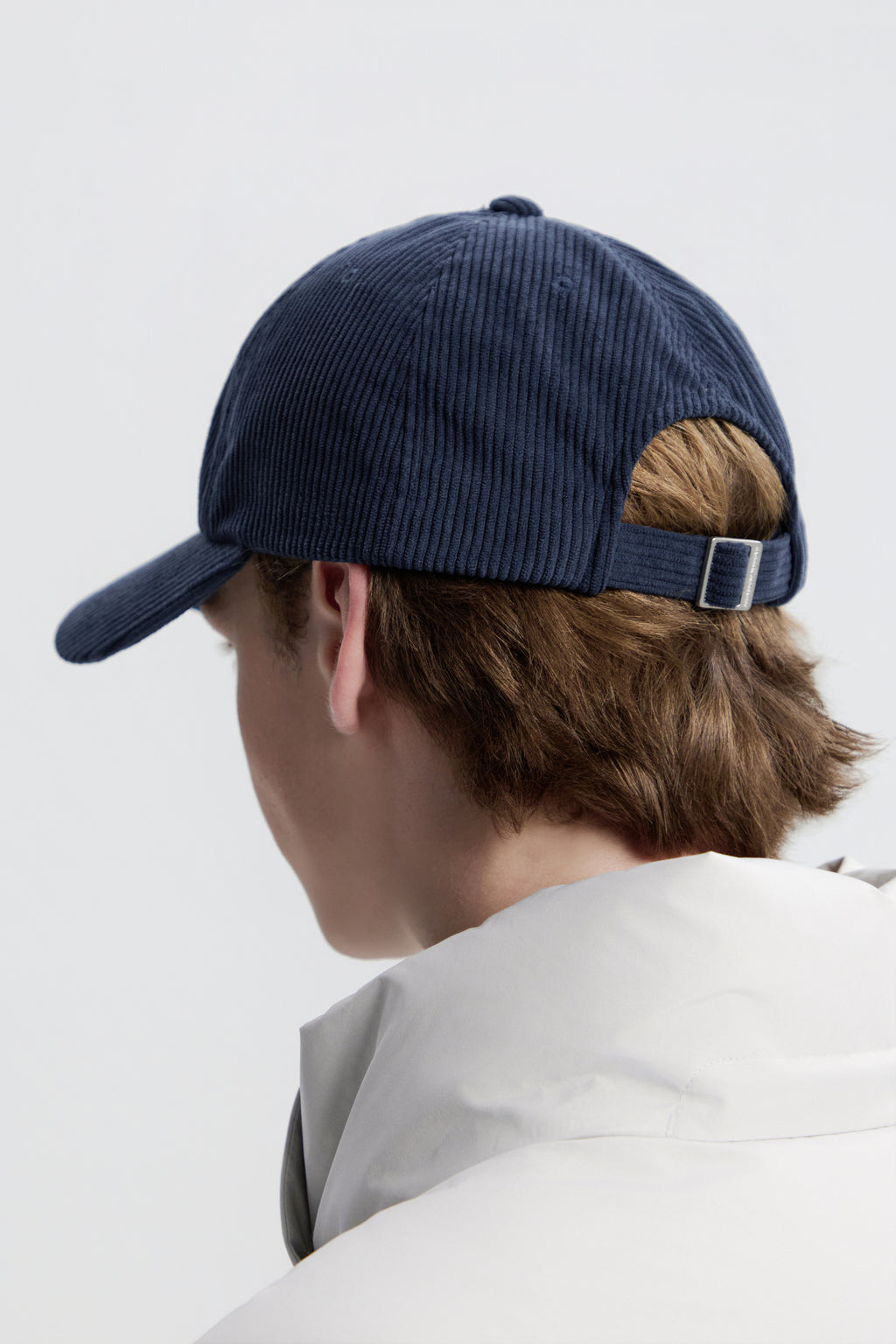 Unisex Corduroy Baseball Cap- Navy