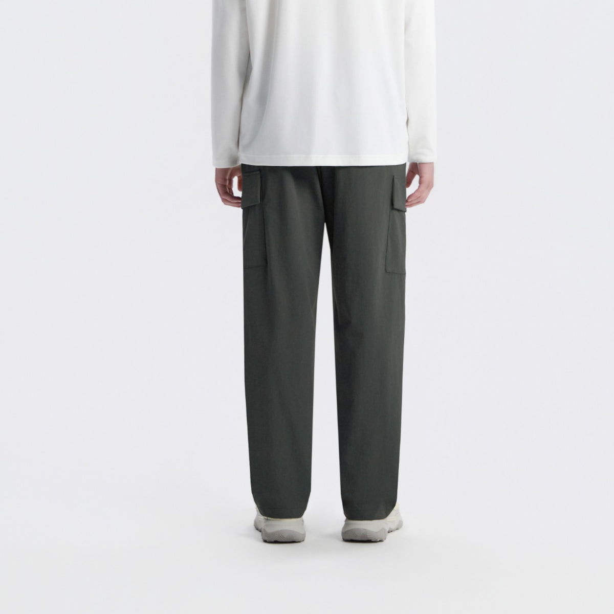 Unisex Archelon Woven Straight Pants- Grey