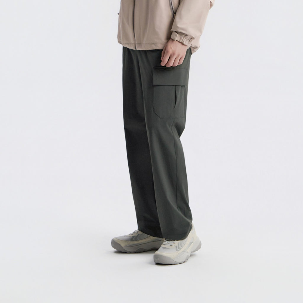 Unisex Archelon Woven Straight Pants- Grey