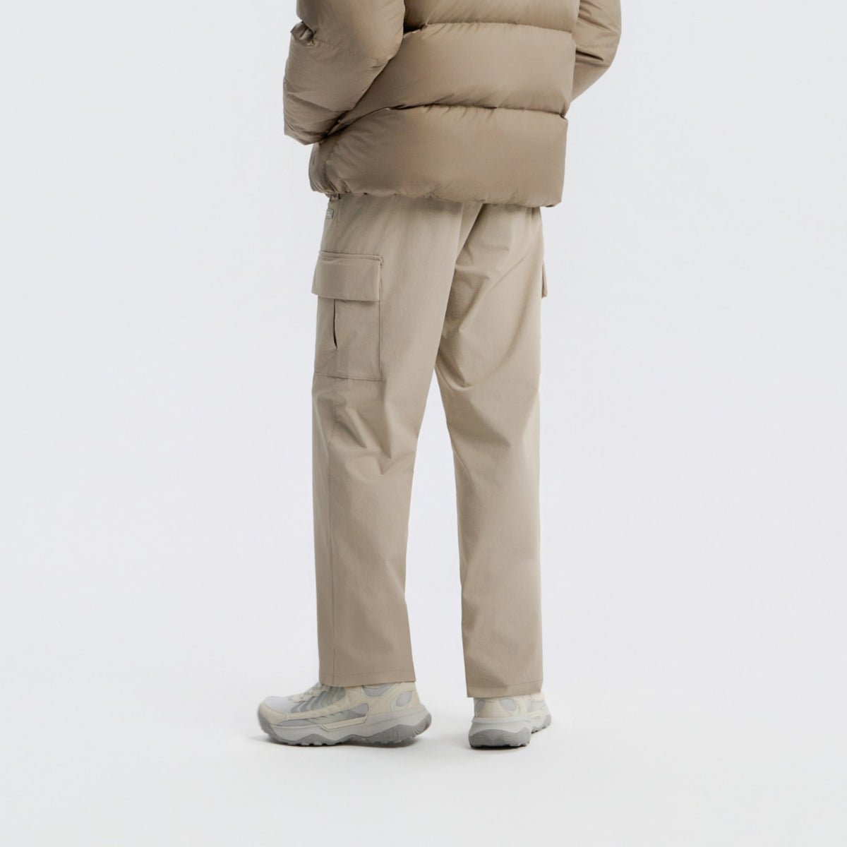 Unisex Archelon Woven Straight Pants- Mourning Beige