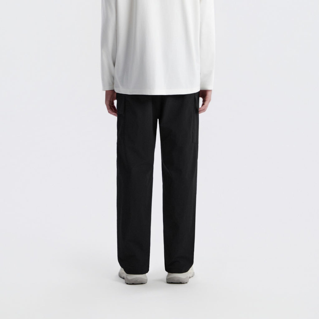 Unisex Archelon Woven Straight Pants- Black