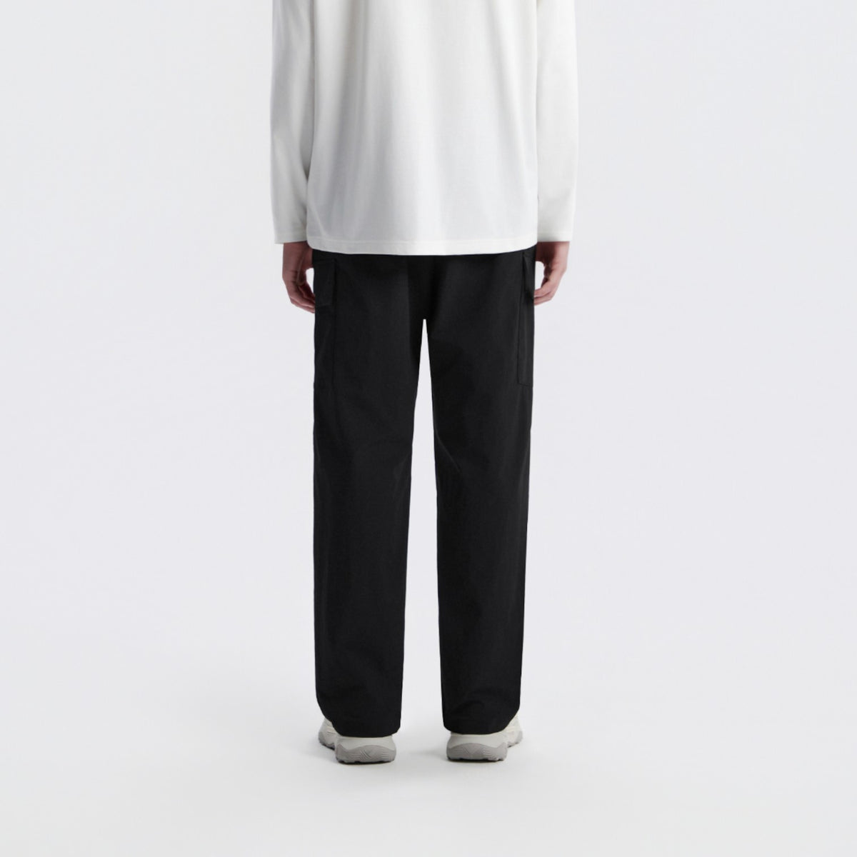 Unisex Archelon Woven Straight Pants- Black