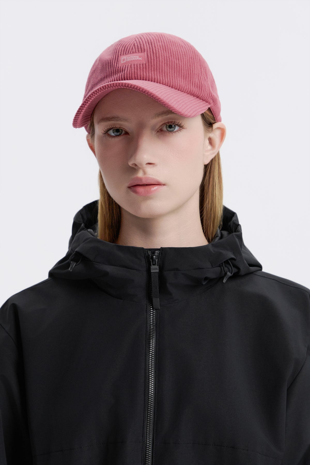 Unisex Corduroy Baseball Cap- D/Pink