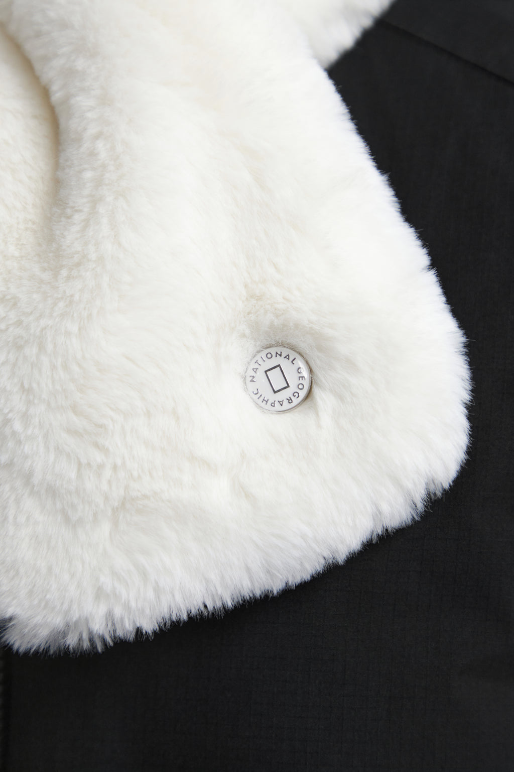 Women'S Fur Scarf- Ivory