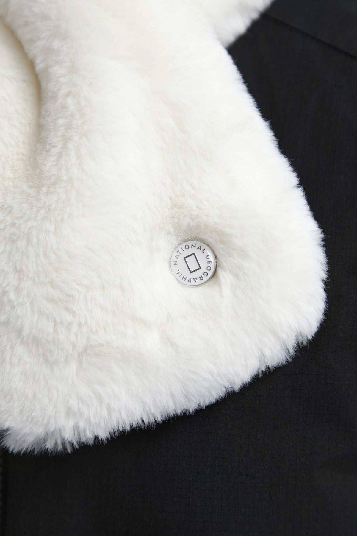Women'S Fur Scarf- Ivory
