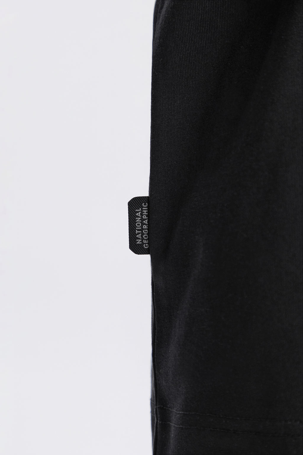 Unisex Semi-Over Fit Graphic H/Tee- Black