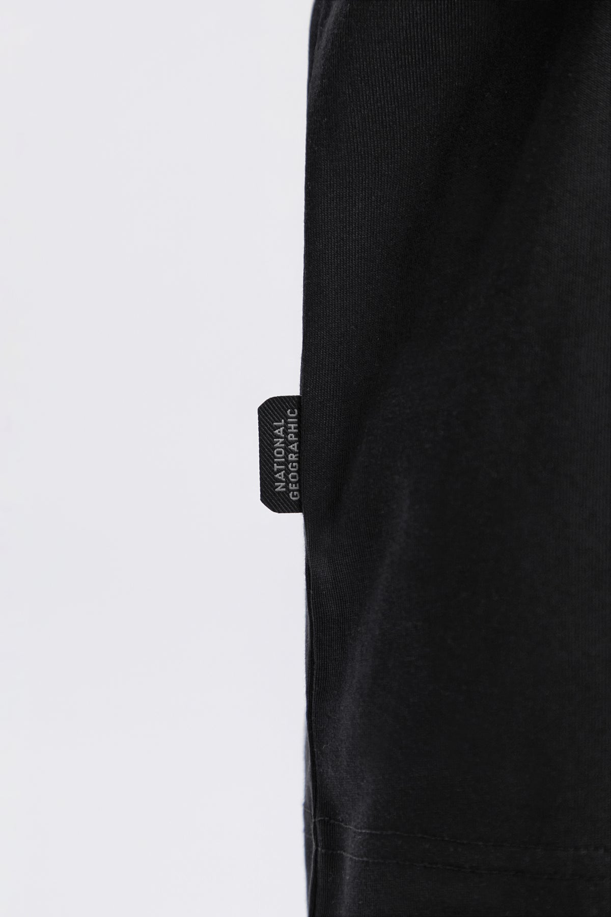 Unisex Semi-Over Fit Graphic H/Tee- Black