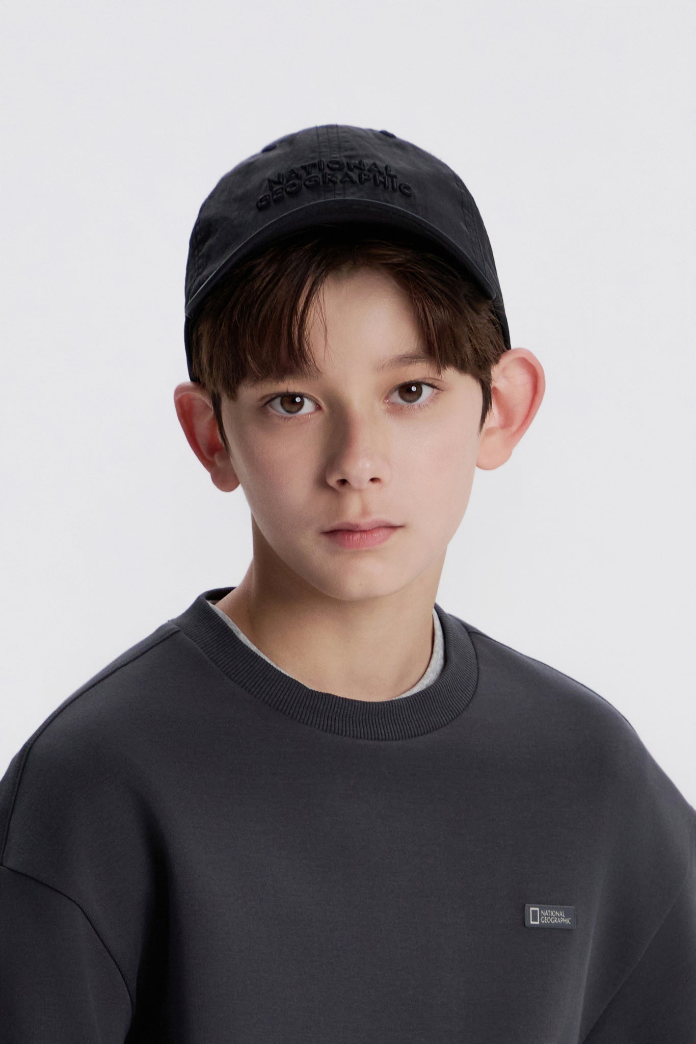 KIDS LIGHTWEIGHT LOGO CAP- BLACK