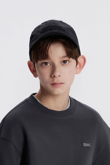 KIDS LIGHTWEIGHT LOGO CAP- BLACK