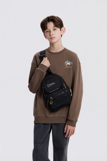 KIDS PRIME SLING BAG- BLACK