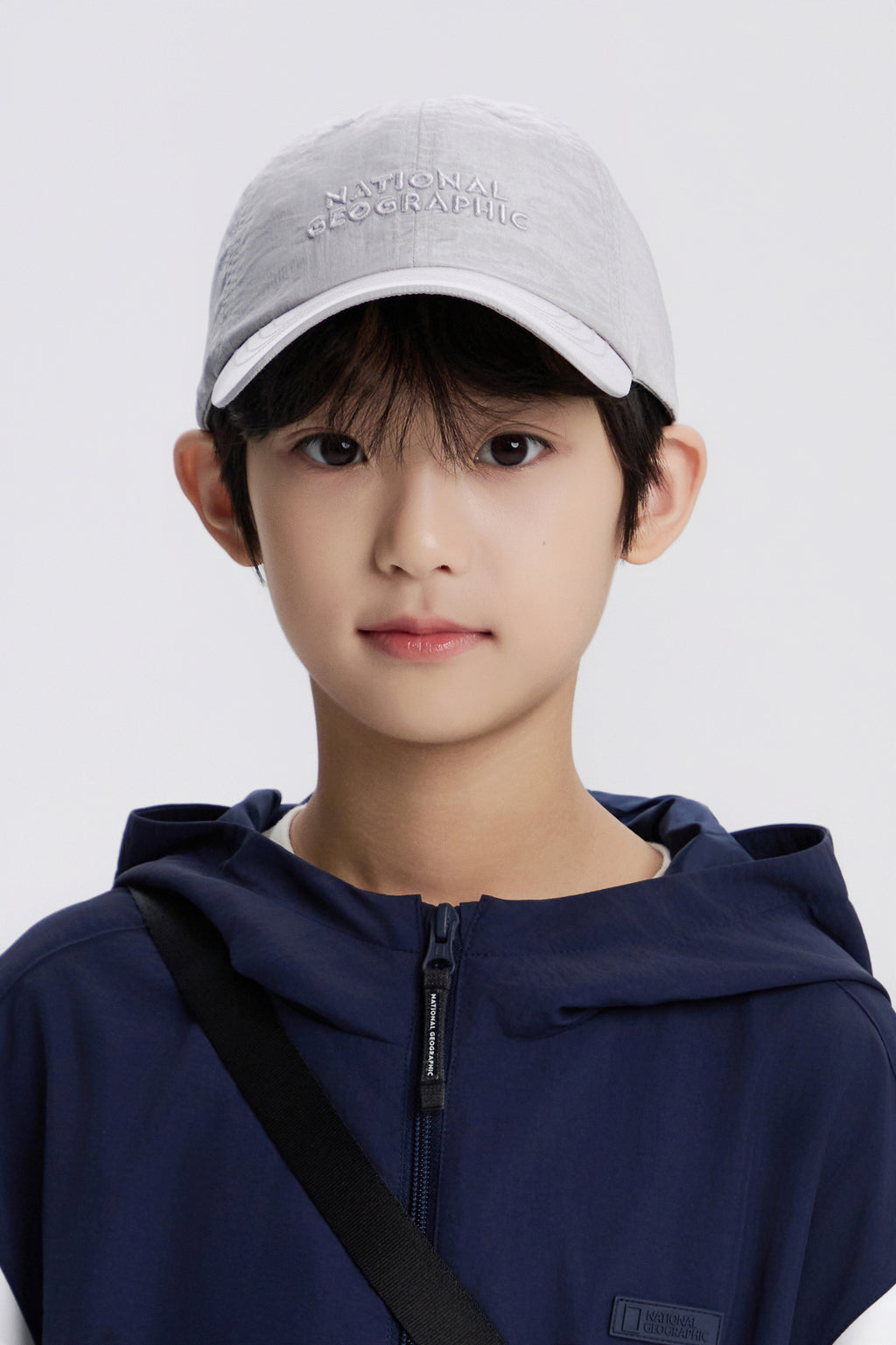 Kids Lightweight Logo Cap- Grey